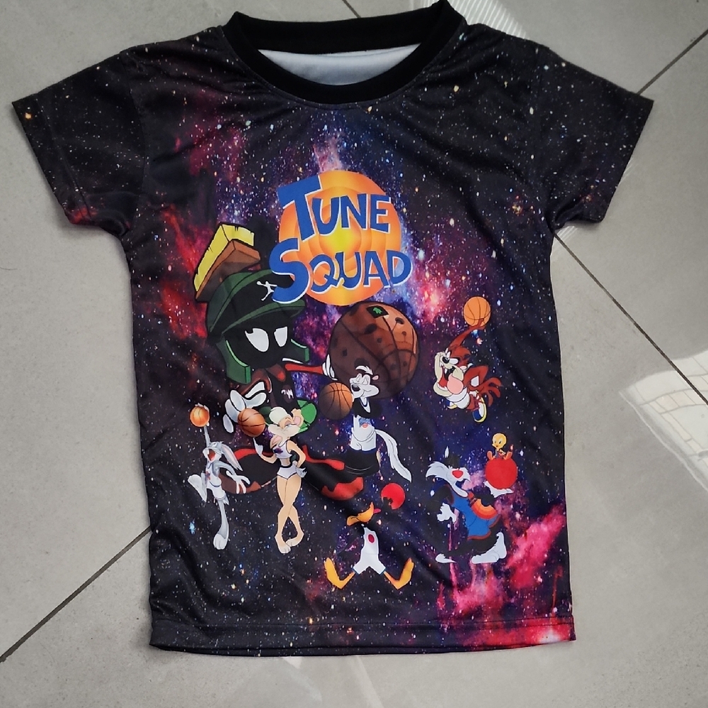 Tune Squad Kids Short Sleeve Tee - Black